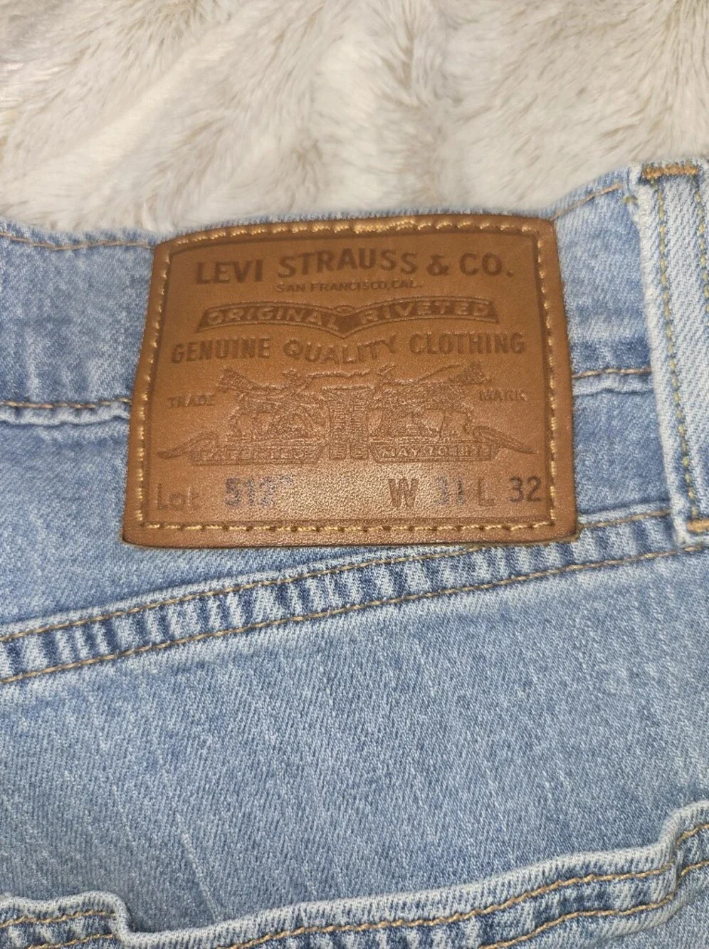 Big E Levi's Premium Denim Jeans (W31 L32) Light Wash Premium Classic